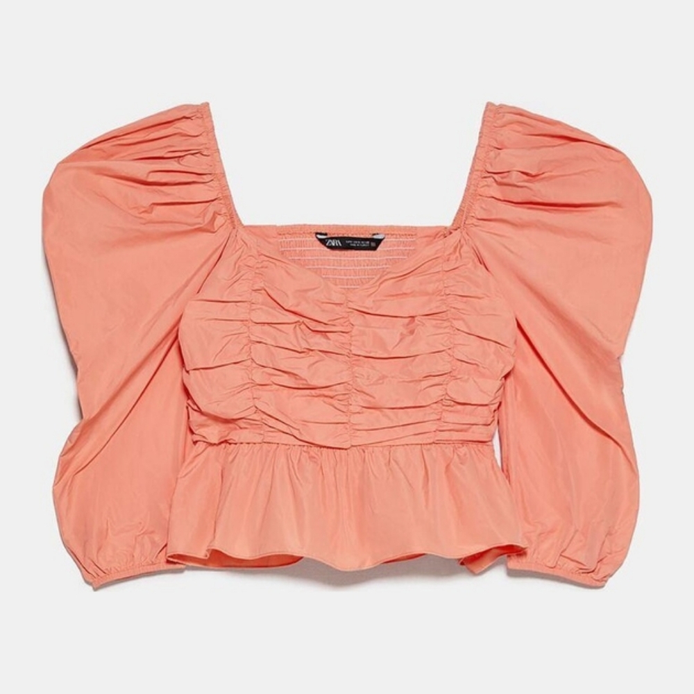 Zara Voluminous Puff Sleeve Top